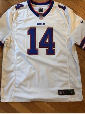 Buffalo Bills Diggs #14 White Nike NFL Jersey